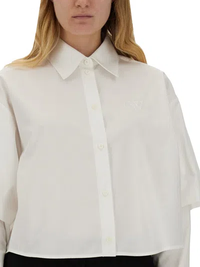 Off-white Off White Poplin Shirt In White