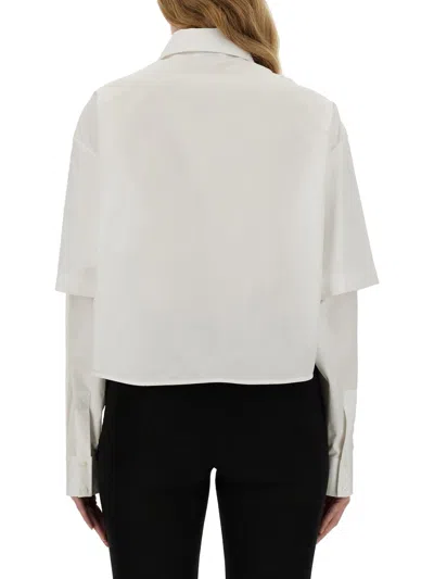 Off-white Off White Poplin Shirt In White
