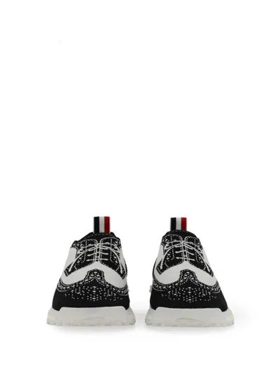 Thom Browne Men Tech Runner Sneaker In Black
