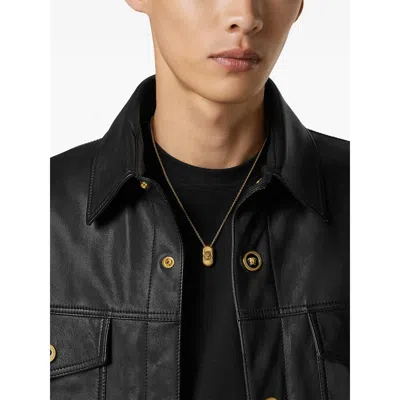 Versace Medusa-pendant Necklace In Gold