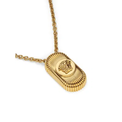 Versace Medusa-pendant Necklace In Gold