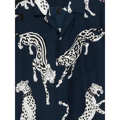 Olivia Von Halle Jumpsuits Blue, White In Multi