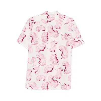 Olivia Von Halle Emeli Plume Pink Feather Pajamas