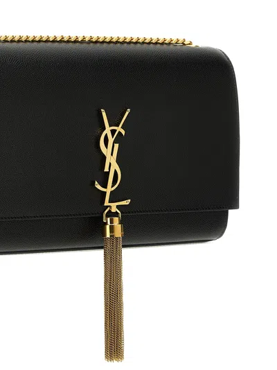 Saint Laurent Kate Crossbody Bags Black In Black