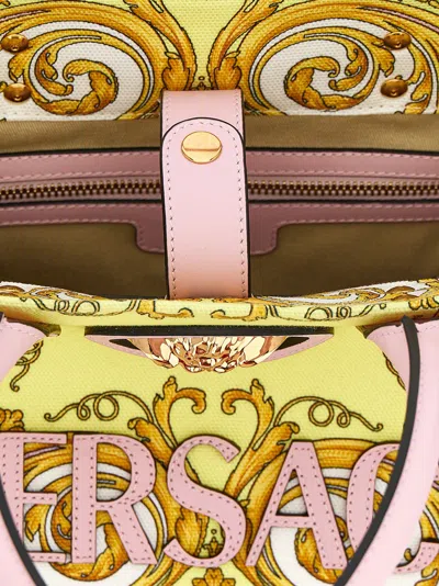 Versace La Medusa Tote Bag Multicolor In Multi
