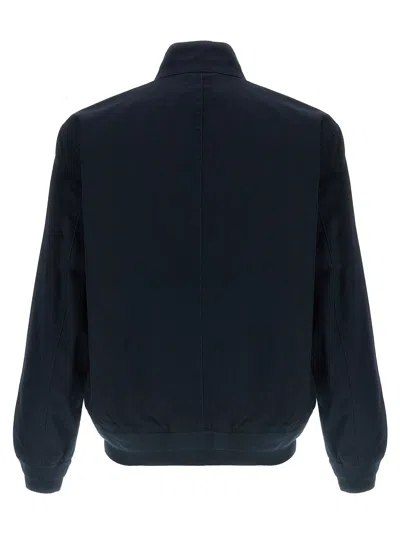 Polo Ralph Lauren Logo Embroidery Bomber Jacket Puffer Jackets Blue In Multi