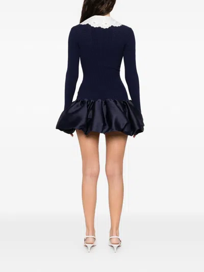 Self-portrait Mini Dress In Multi