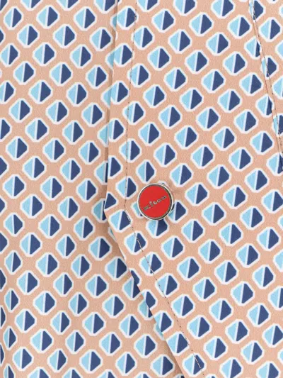 Kiton Ciro Paone Printed Zip-up Bomber Jacket In Multi