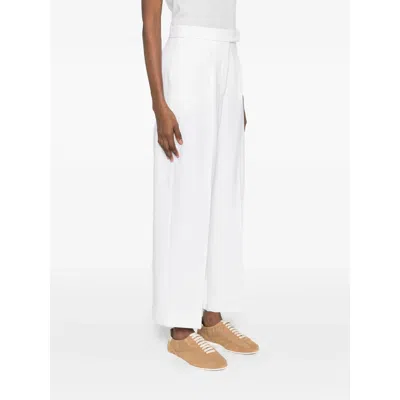 Max Mara Trousers In White