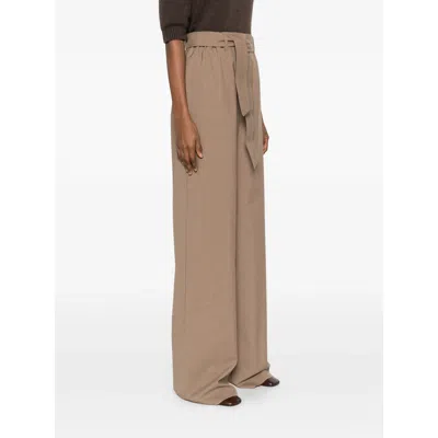 Max Mara Trousers In Brown