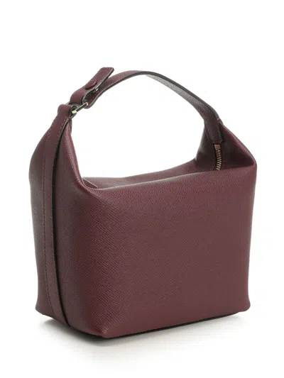 Valextra Pouch Mochi Handbags Bordeaux In Burgundy