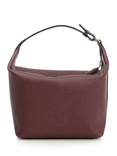 Valextra Pouch Mochi Handbags Bordeaux In Burgundy