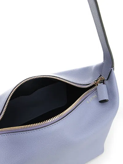 Valextra Pouch Mochi Handbags Light Blue In Purple