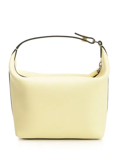 Valextra Pouch Mochi Handbags Yellow In Yellow