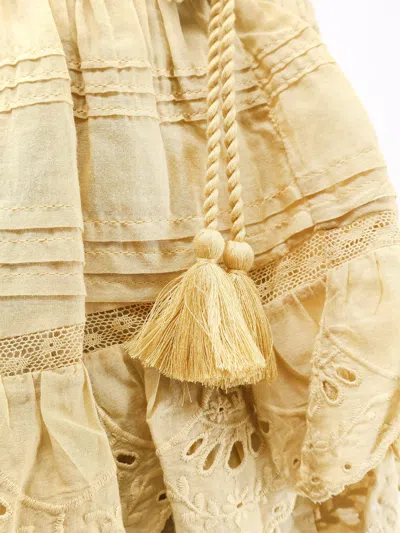 Isabel Marant Étoile Puria Organiic Cotton Shorts In Yellow