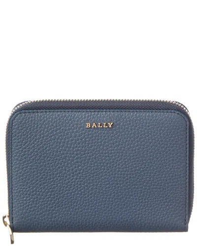 Bally Zelda Leather Coin Purse In Blue