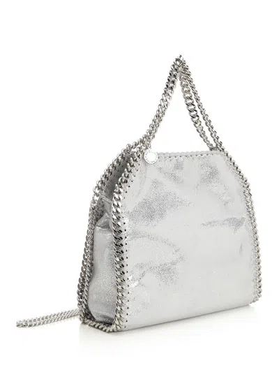 Stella Mccartney Mini Falabella Metallic Faux Leather Tote