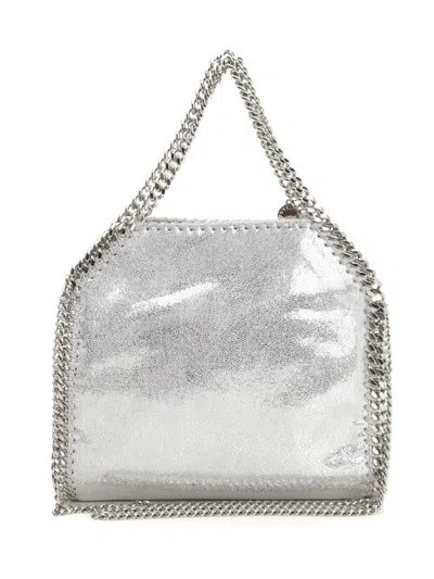 Stella Mccartney Mini Falabella Metallic Faux Leather Tote