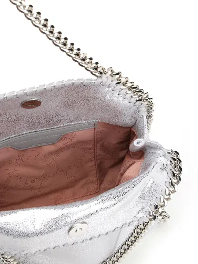 Stella Mccartney Mini Falabella Metallic Faux Leather Tote