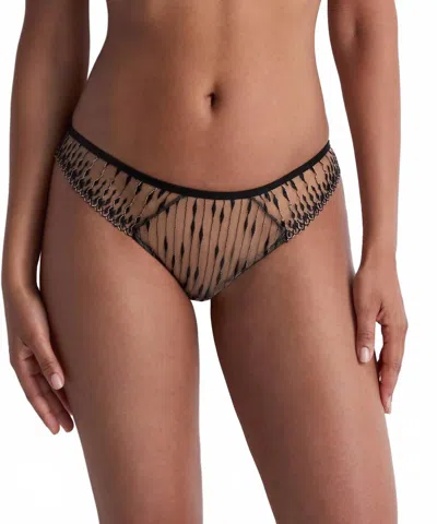 Aubade Voodoo Kiss Italian Brief In Millenium Black In Multi