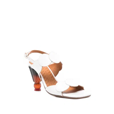 Chie Mihara Round-toe High-heeled Sandals In Animal Print