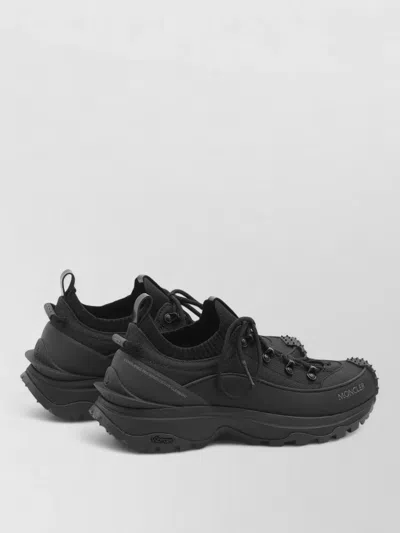 Moncler Lite3 Trail Sneakers Sock Construction In Multi