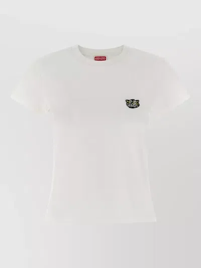 Kenzo Wild Tiger Gots Short Sleeve T Shirt In White