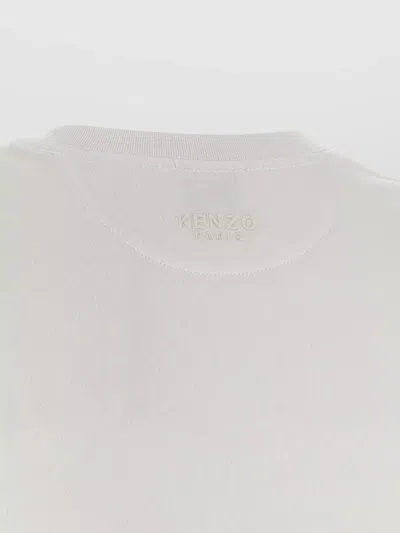 Kenzo Wild Tiger Gots Short Sleeve T Shirt In White