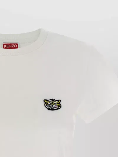 Kenzo Wild Tiger Gots Short Sleeve T Shirt In White