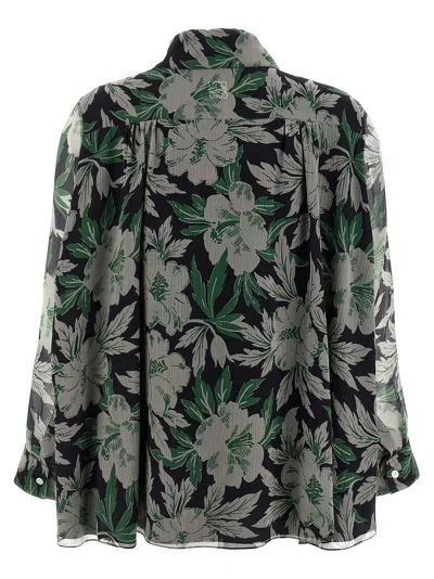 Loewe Silk Shirt Shirt And Blouse Multicolor