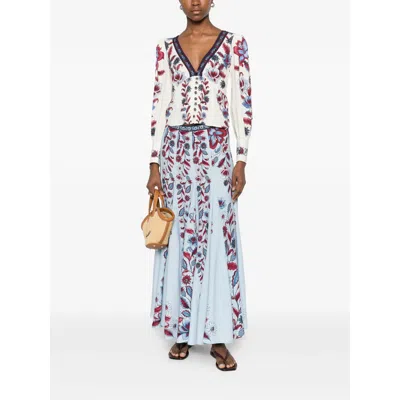 Farm Rio Floral-print Skirt In Multi