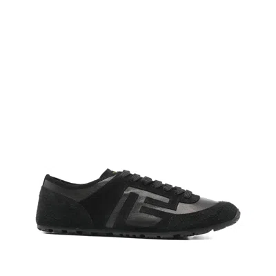 Balmain Logo Panelled Sneakers In Multi
