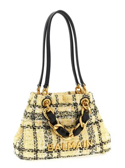 Balmain Soft Cabas Small Shopping Bag In Multi
