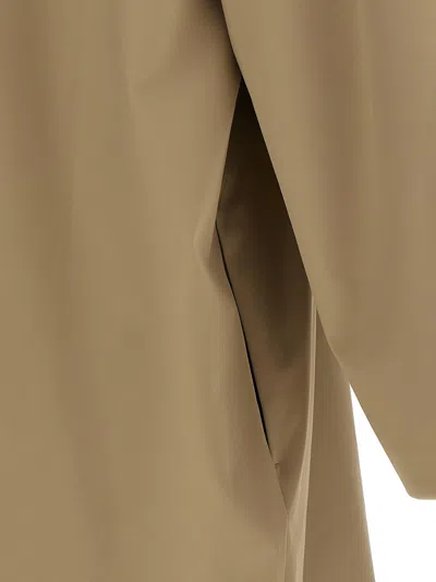 Fear Of God Essential Sporty Puffer Jackets Beige In Brown