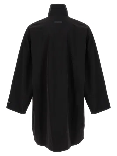 Fear Of God Essential Sporty Puffer Jackets Black In Black