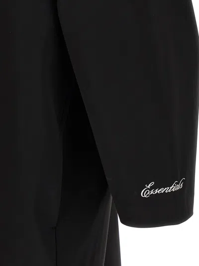 Fear Of God Essential Sporty Puffer Jackets Black In Black