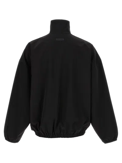 Fear Of God Essential Sporty Sweatshirt Black In Black