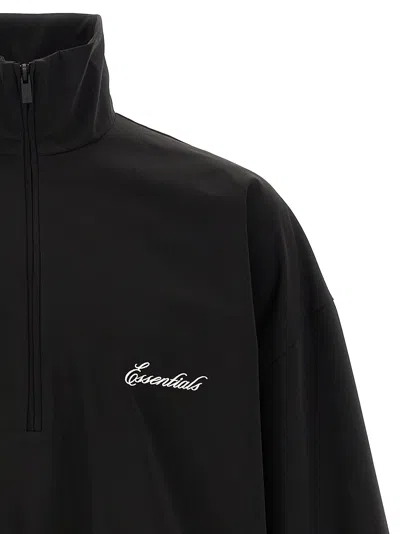 Fear Of God Essential Sporty Sweatshirt Black In Black