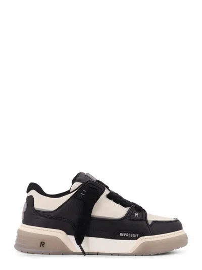 Represent Studio Leather Sneakers In Multi