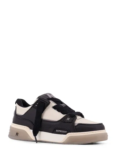 Represent Studio Leather Sneakers In Multi