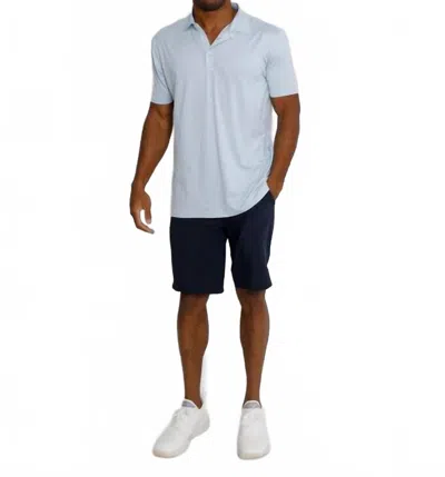 Andersonord Gamer Polo In Niagara Mist Heather In Blue