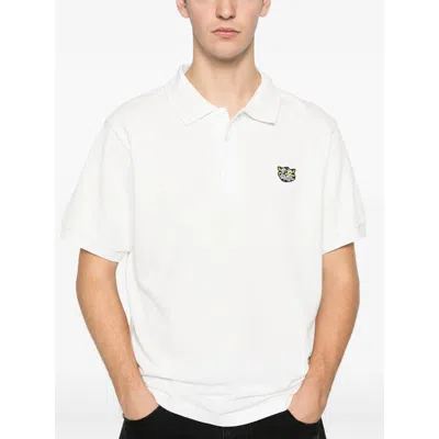 Kenzo Wild Tiger Polo Shirt In White