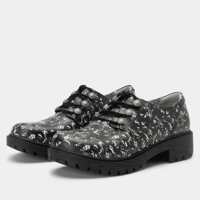 Alegria Women's Resa Leather Oxfords In Grey Gardens In Multi