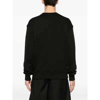 Kenzo Tiger Embroidery Crew Neck Sweatshirt In Black