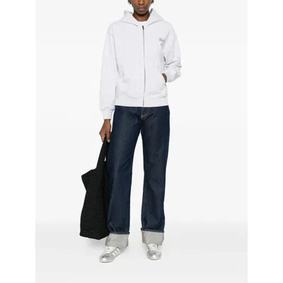 Sporty And Rich Sweatshirts Gray In White