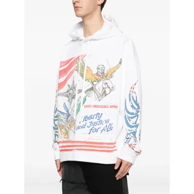 Who Decides War Sweatshirt In White