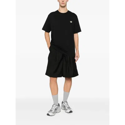 Kenzo Embroidered Crewneck T-shirt In Black