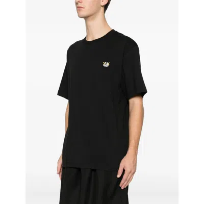 Kenzo Embroidered Crewneck T-shirt In Black