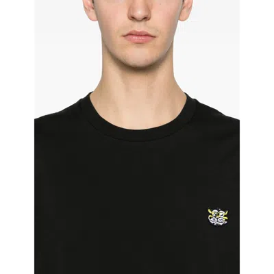 Kenzo Embroidered Crewneck T-shirt In Black