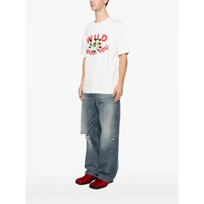 Kenzo Short Sleeve Crewneck T-shirt In White